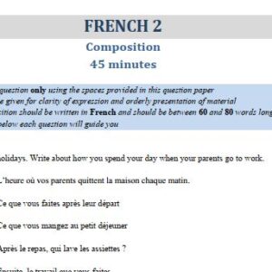 French 2019 BECE Past Questions and Answers (PDF)