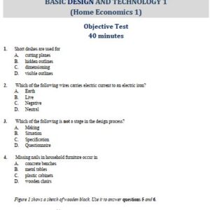 BDT Home Economics 2018 BECE Past Questions and Answers (PDF)