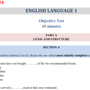 English 2024 BECE Past Questions and Ans - PDF