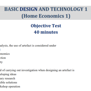 BDT Home Economics 2023 BECE Past Questions and Answers - PDF