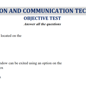 ICT 2023 BECE Past Questions and Answers - PDF