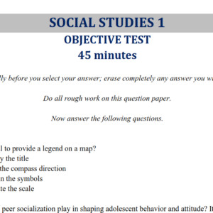 Social Studies 2025 BECE Past Questions and Answers - PDF